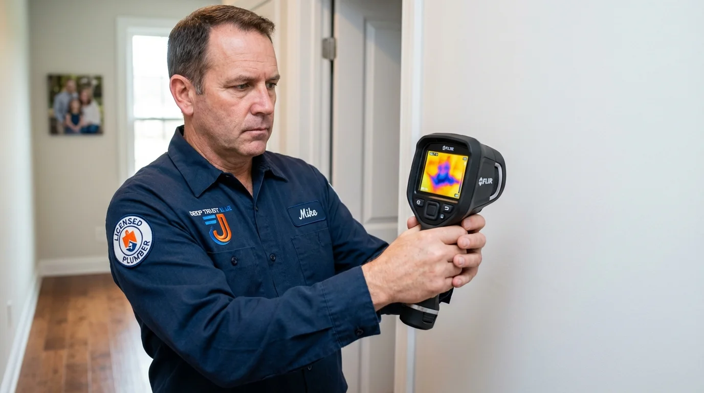 Thermal imaging leak detection by Johns Plumbing LLC in Camino